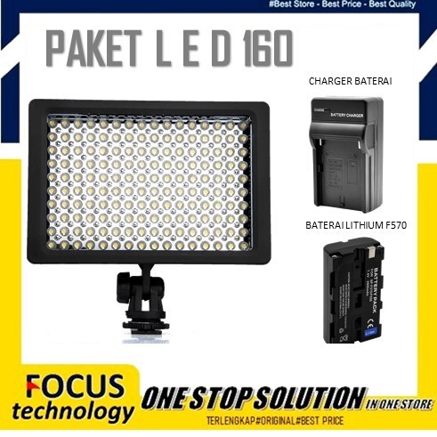 lighting Lighting Lampu LED Kamera Video 160 LED-HD-160 LED Video Lighting Studio Lampu Studio