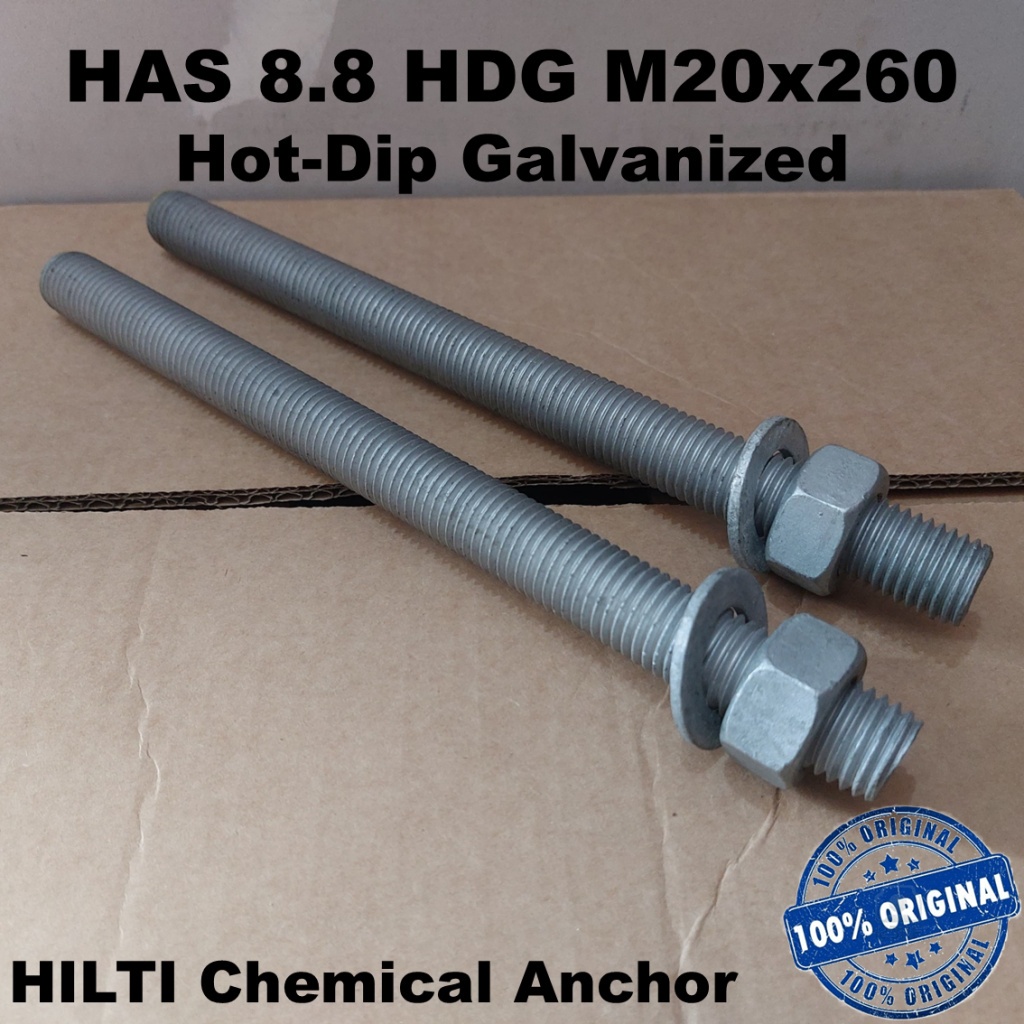 Angkur HILTI HAS 8.8 HDG M20x260 | HILTI Chemical Angkur