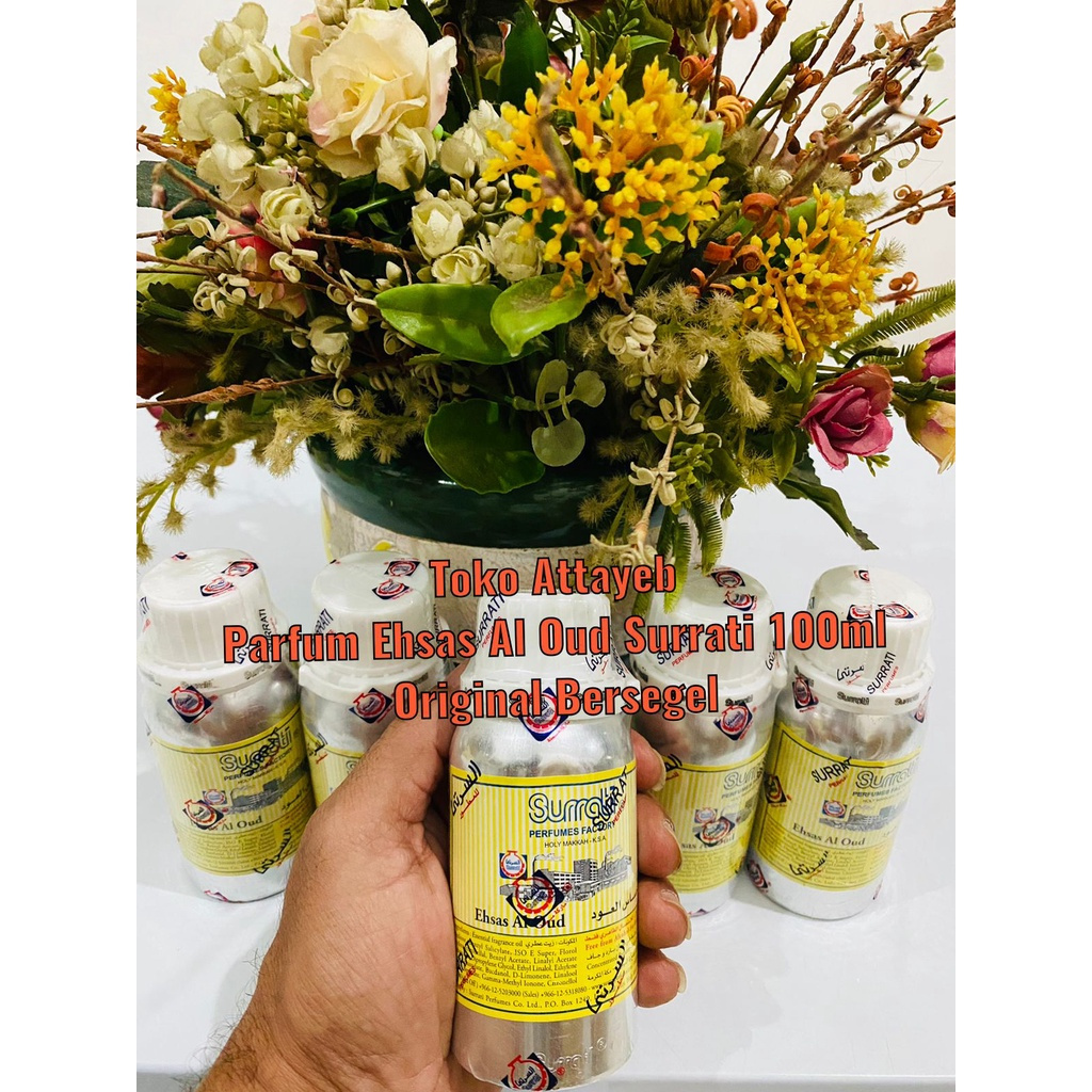 Ehsas Al Oud Bibit Parfum Ehsas Al Oud Surrati 100ml Original Bersegel