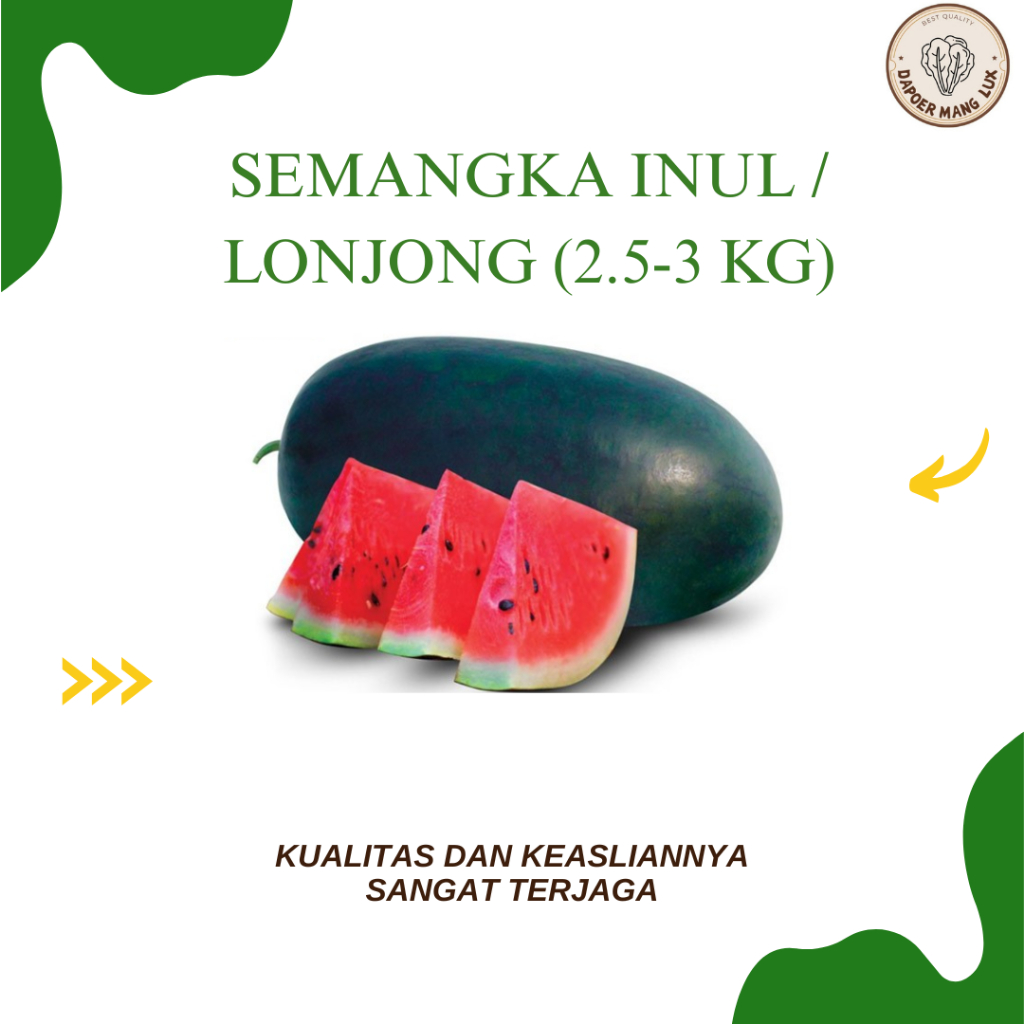 

SEMANGKA INUL LONJONG DAN SEMANGKA BULAT TANPA BIJI PER 1 PCS BEST QUALITY