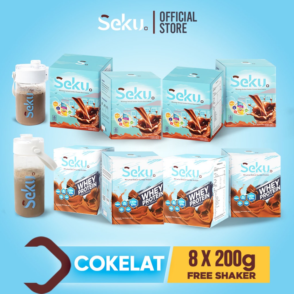 

SEKU - Paket Bundling SEKU 8 Box Free 2 Botol Shaker
