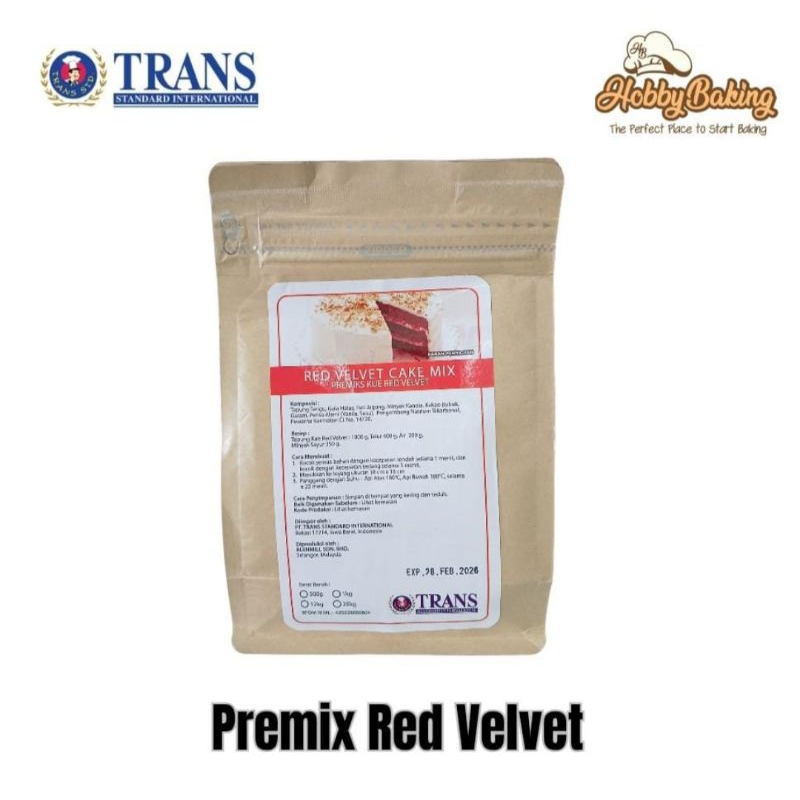 

Red Velvet Trans Premix 500gr
