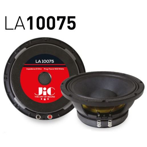 Speaker 10 Inch JIC LA10075 Woofer 300W RMS Pro Series Cast Aluminium