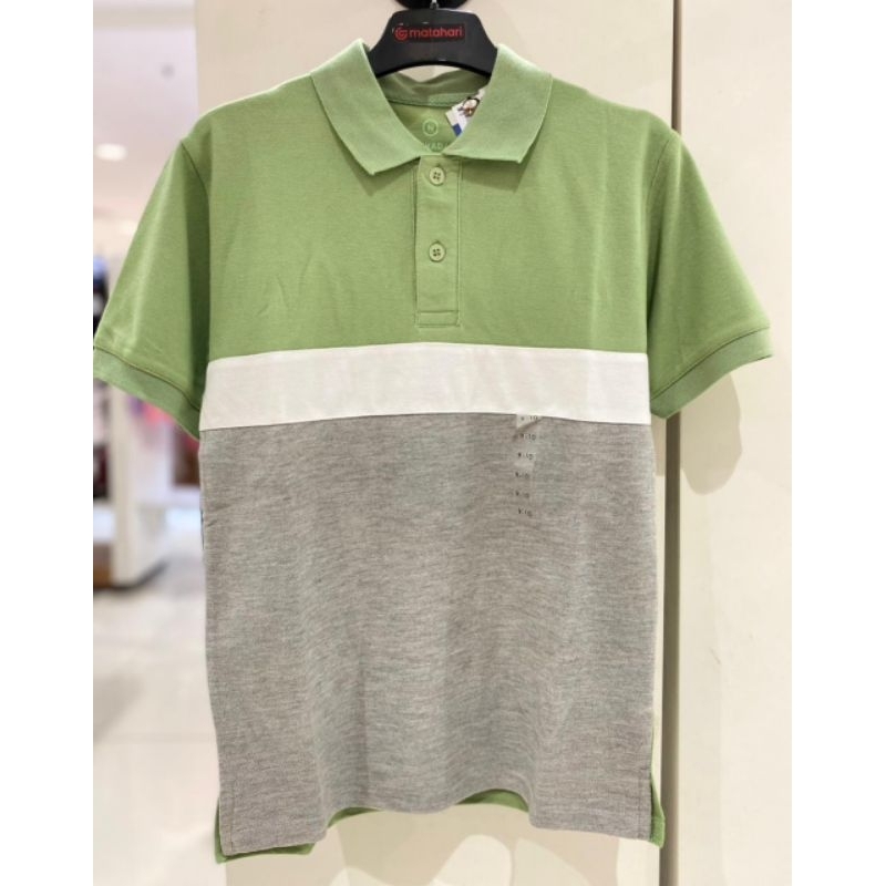 Nevada Atasan Anak Laki Laki Kaos Polo Polos Original