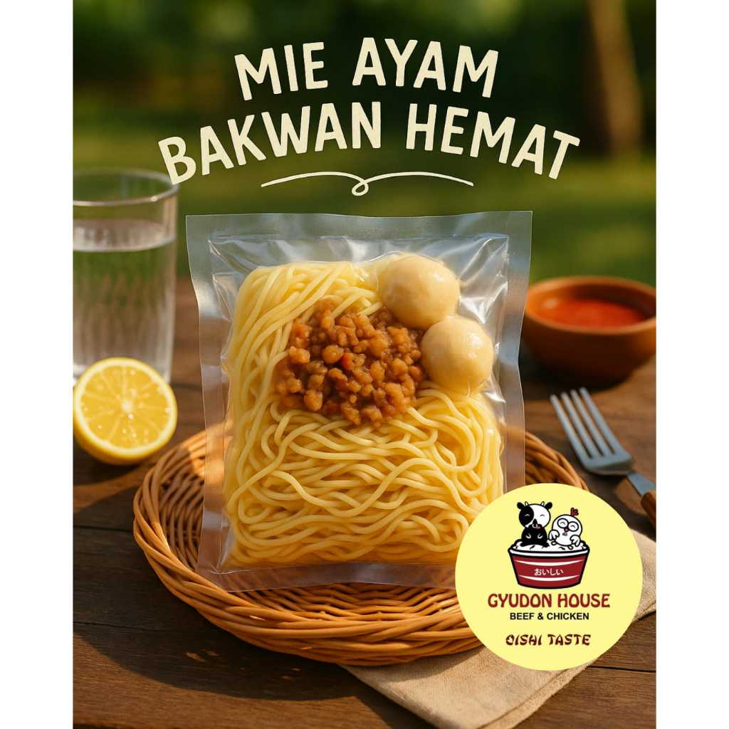 MIE AYAM BAKWAN FROZEN - GYUDON HOUSE
