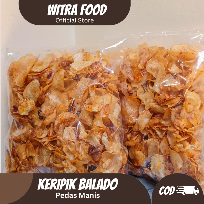 

Kripik Balado 250gr / 500gr / 1 Kg Kripik Singkong Balado makanan ringan cemilan camilan jajanan