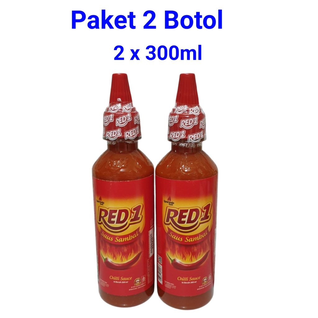 

PAKET 2 BOTOL SAUS SAMBAL RED1 BOTOL 300ml