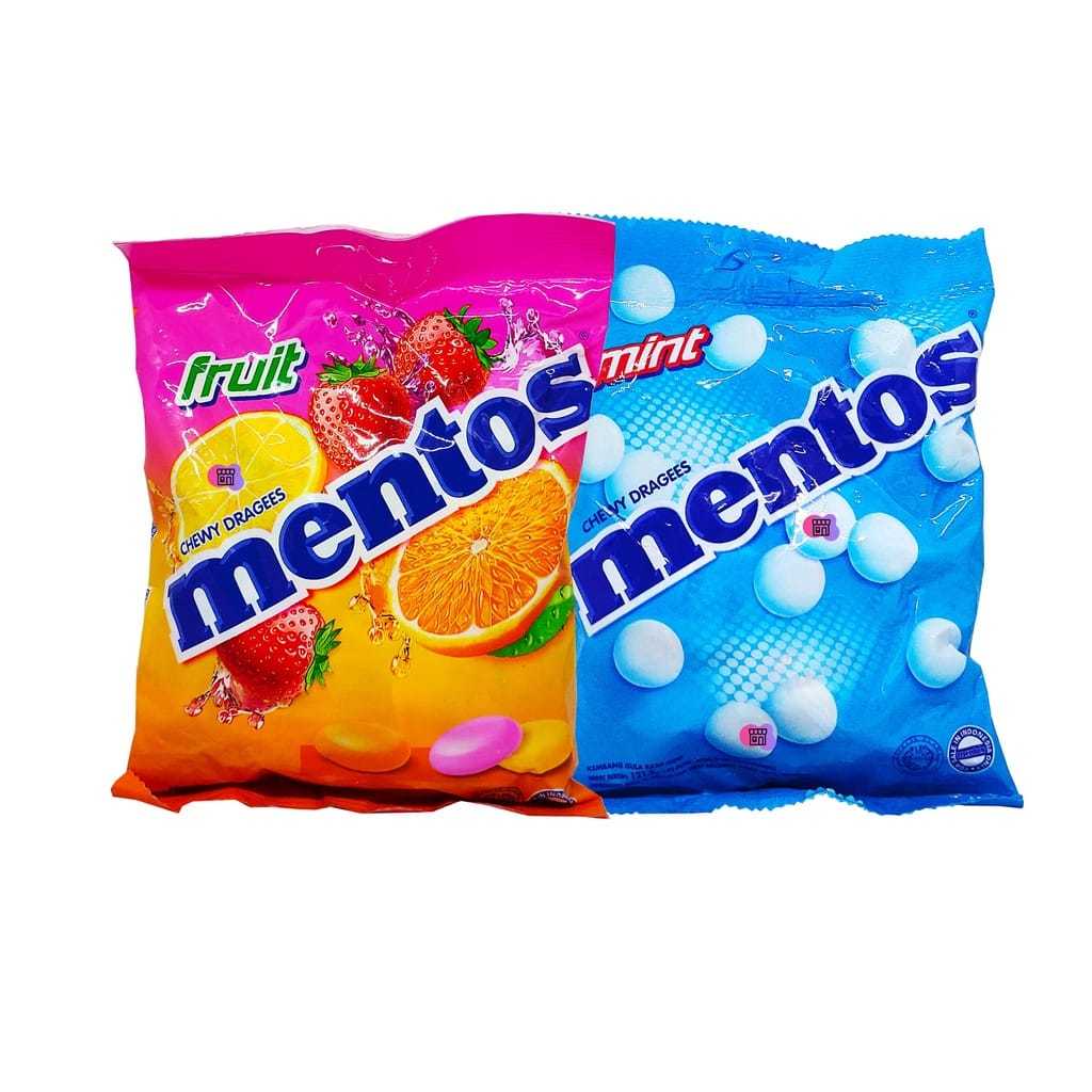 

Mentos Permen Mint Zak - Netto 135 Gr