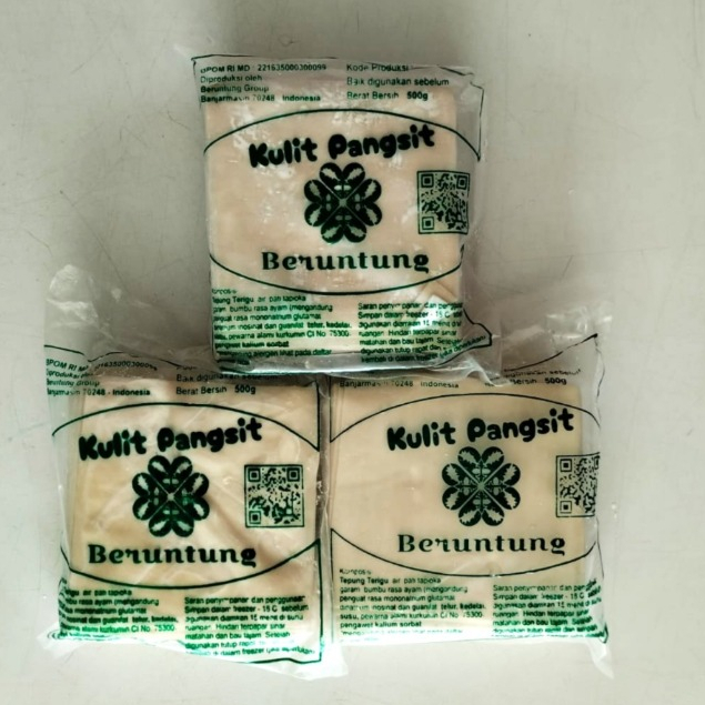 

KULIT PANGSIT BERUNTUNG Original dan Bawang Boboy 500gr Kulit Pangsit Serbaguna