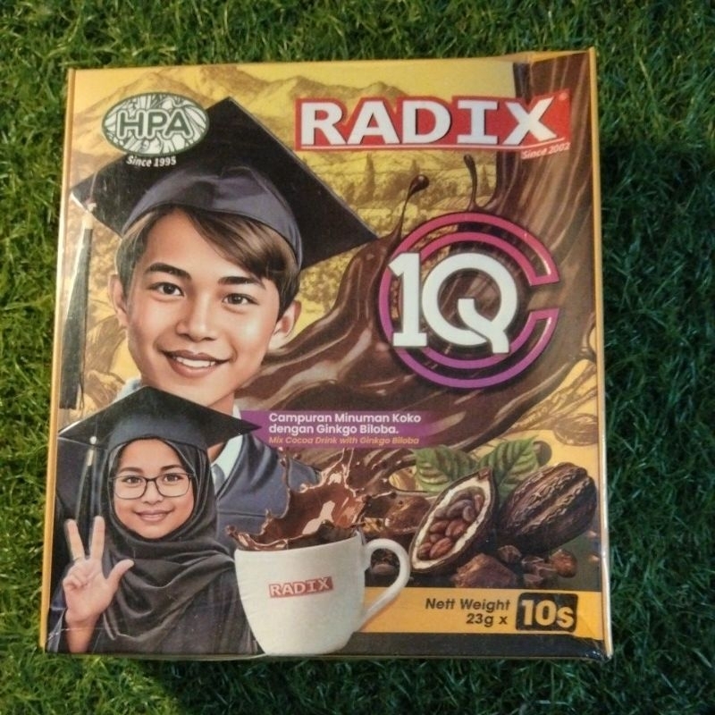

RADIX IQ CAMPURAN MINUMAN KOKO DENGAN GINKO BILOBA KEMASAN BOX ISI 10 SACHET ORIGINAL ASLI DARI HPA MALAYSIA