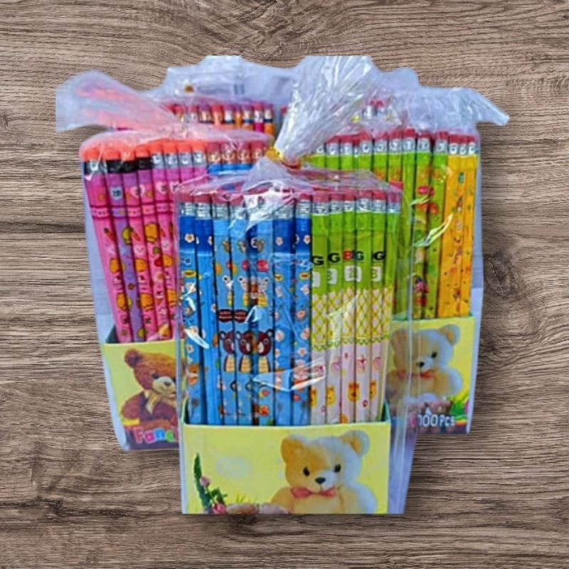 

Pensil kayu 2b 1 pck isi 100 pensil Fancy isi 100 pcs