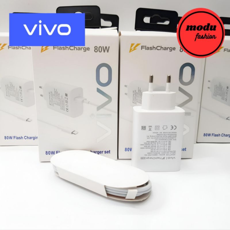 Charger Vivo Type C 80W v27 v32 vflash charger 100% Original