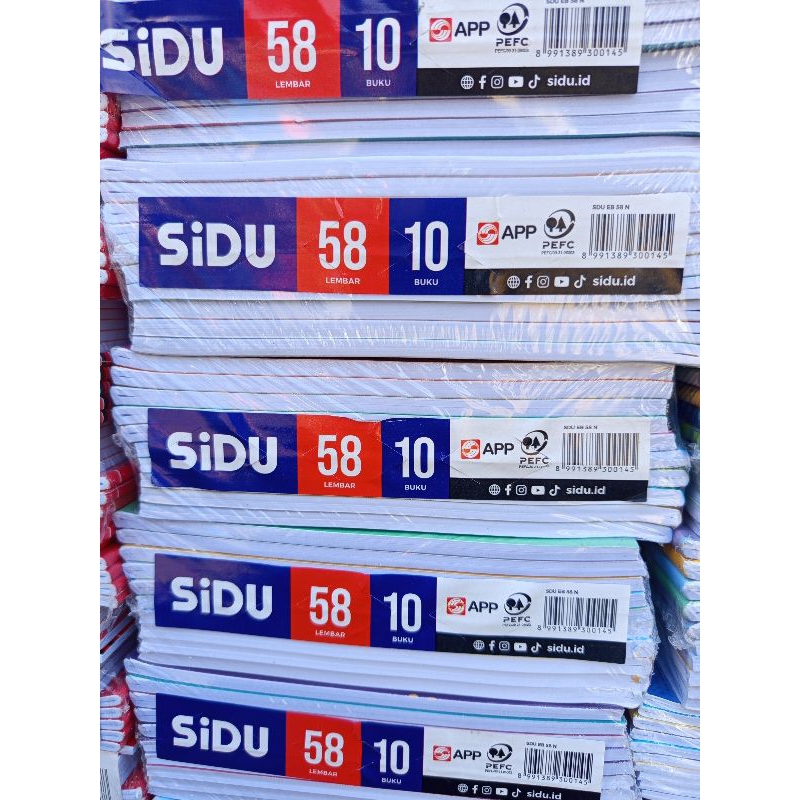 

BUKU SIDU ISI 58 PER 10 PCS
