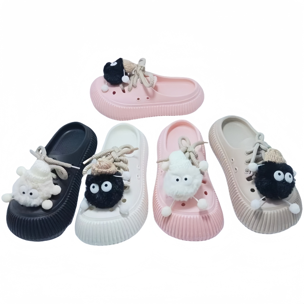 Sandal Wanita Tali Karet Slippers/ Sandal anak laki laki /Slip on Sandal/Sandal Anak Sendal Jibbitz