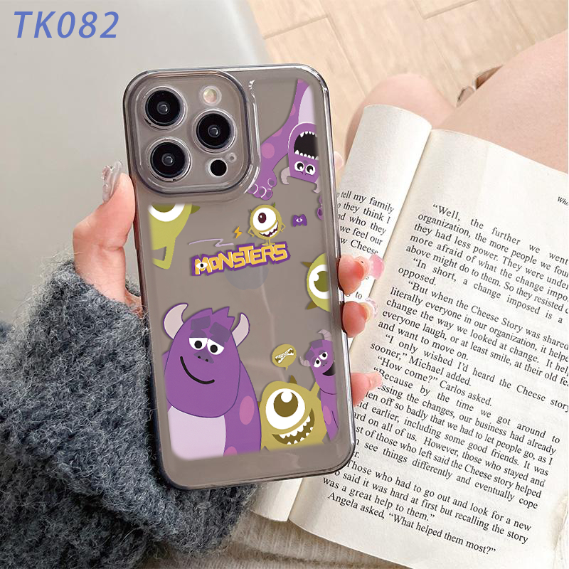 SOFT CASE SPACE GREY BERMOTIF KARAKTER LUCU FOR OPPO RENO 11 11F 11PRO 12 12PRO 12F