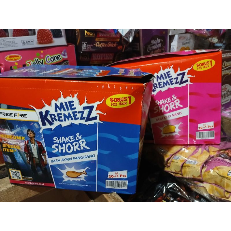 

MI SHORR 1 PACK ISI 20+1 /KEJU/AYAM PANGGANG