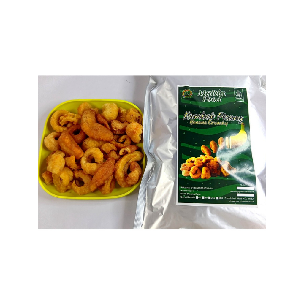 

Cemilan Rambak Pisang Raja Original 500 Gram MATRIX JAYA - Snack Manis Alami Tanpa Pemanis Buatan