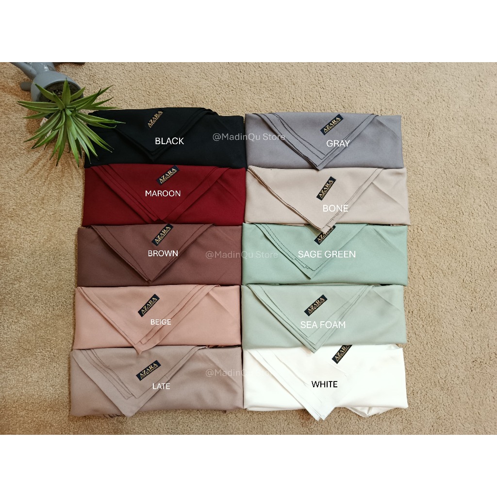 Jilbab Segi Empat AZARA Polos AZARA Jilbab Segi Empat Polos