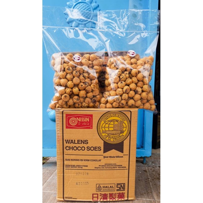 

Soes Wallens Nissin rasa cokelat 500gr