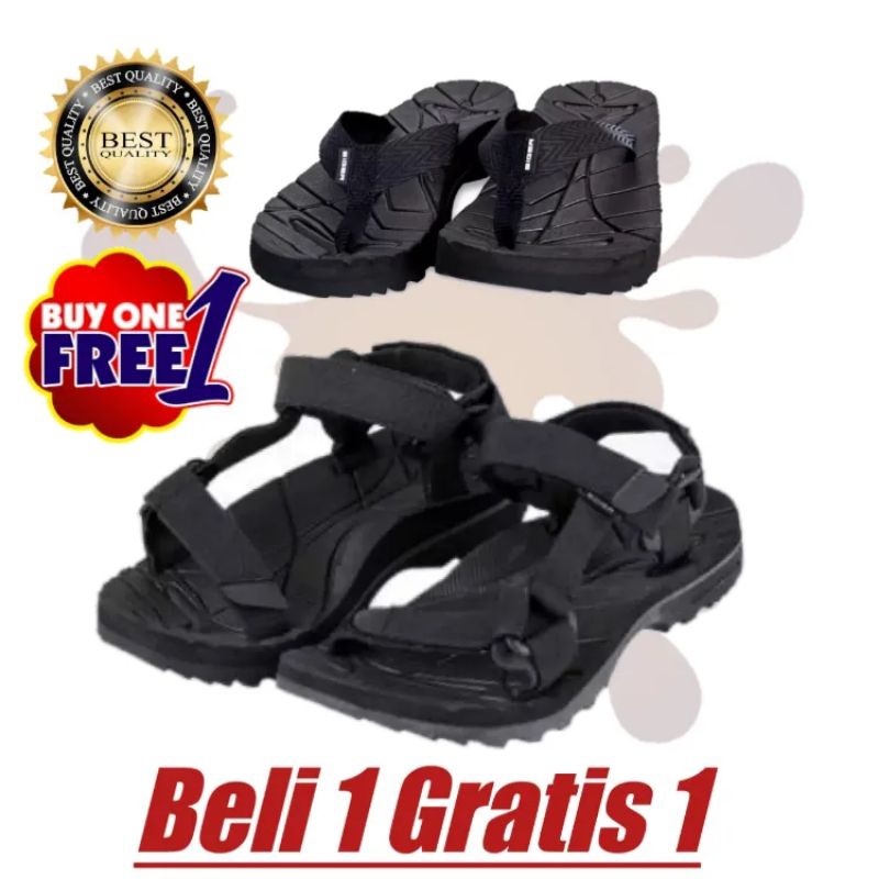Sandal Erger Model EIGER / BELI 1 GRATIS 1 / COD Bayar Di Tempat / Sandal Gunung / PRIA / WANITA
