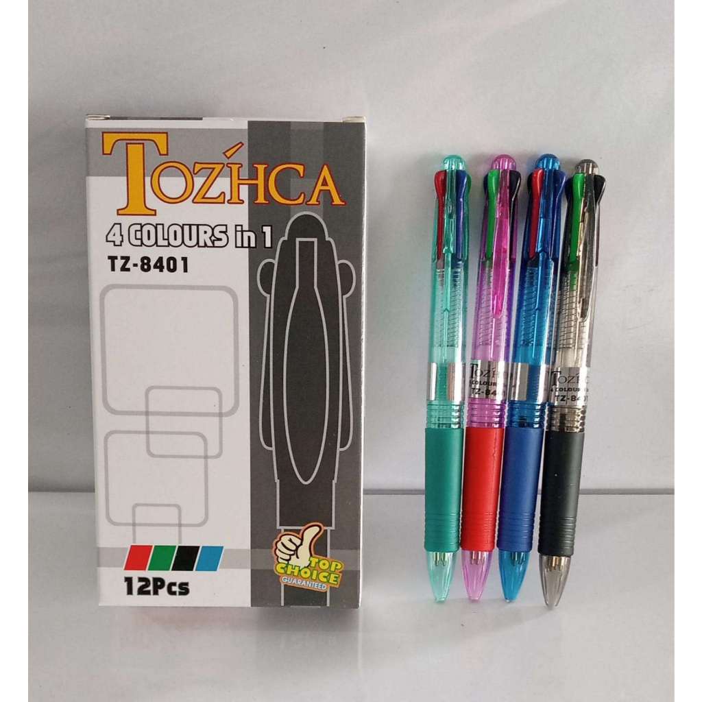 

Bolpen 4 Warna Tozhca TZ8401 1 Lusin (12 pcs)