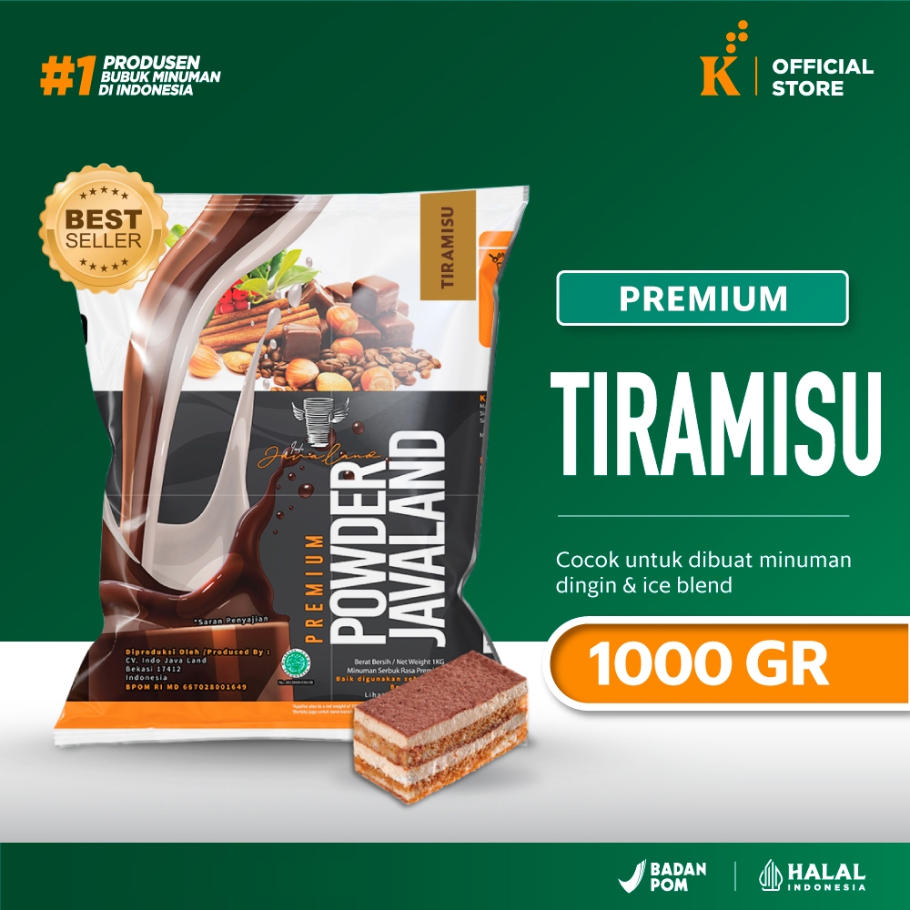 

Bubuk Minuman Premium Tiramisu Javaland 1 kg