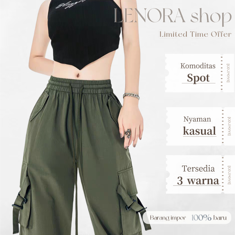 Celana Terusan Gaya Amerika Jalanan Untuk Wanita Celana Lurus Kasual Serbaguna Baru Celana Olahraga 