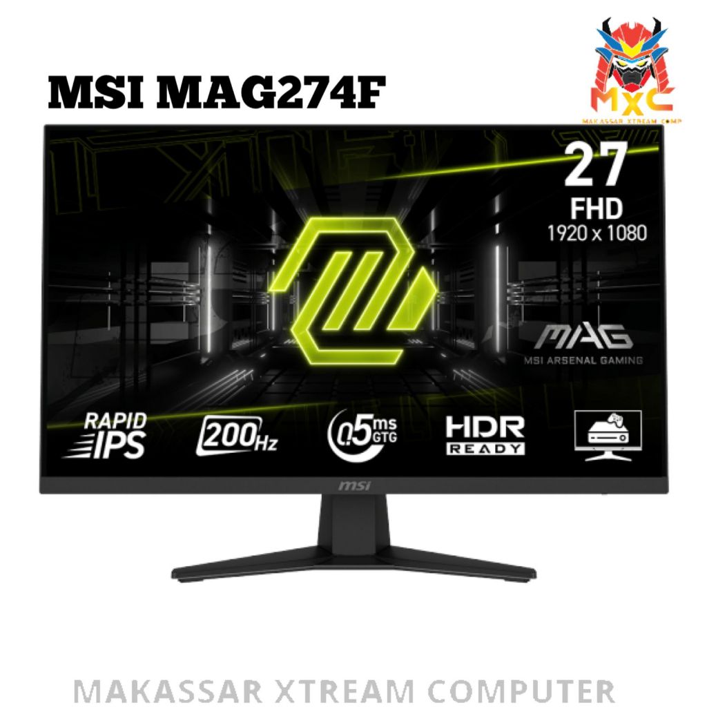 MONITOR MSI MAG 274F / MAG274F IPS 200HZ  0.5ms 27 INCI
