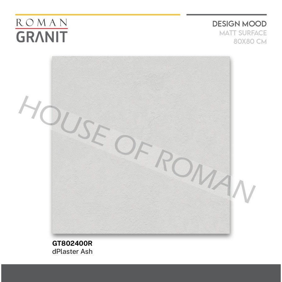 ROMAN GRANIT dPlaster Ash 80x80 GT802400R ROMAN GRANIT