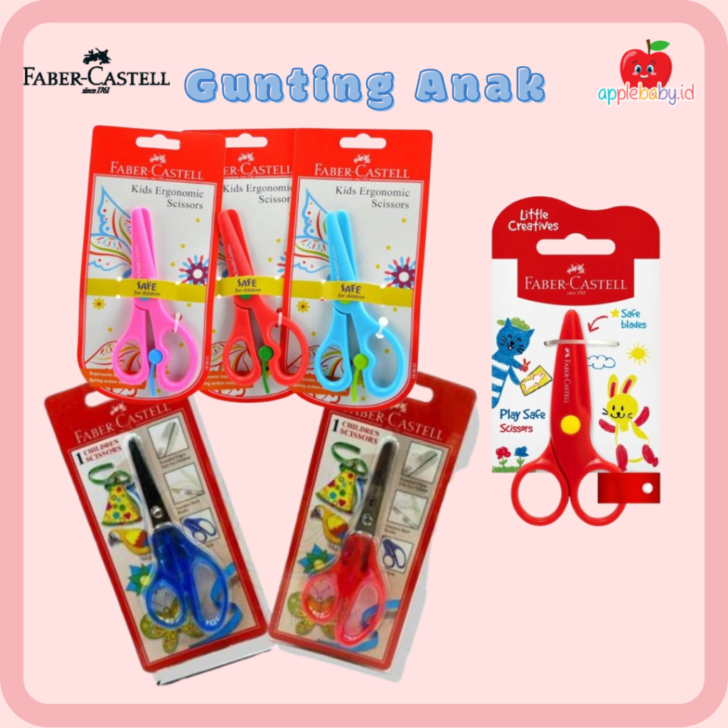 

Little Creatives / Gunting Faber Castell Anak TK / Play Safe Scissors