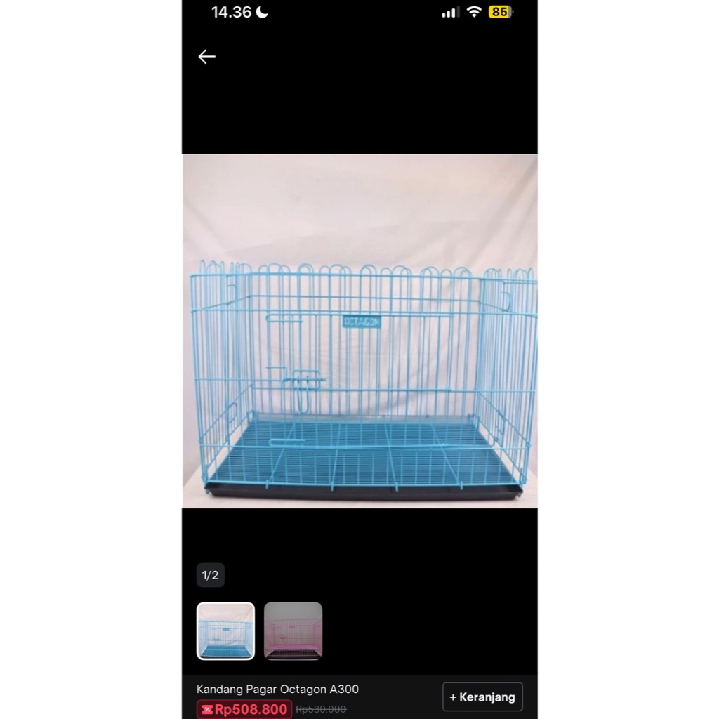 Kandang Pagar Octagon A300 Anjing Kucing Kelinci dll