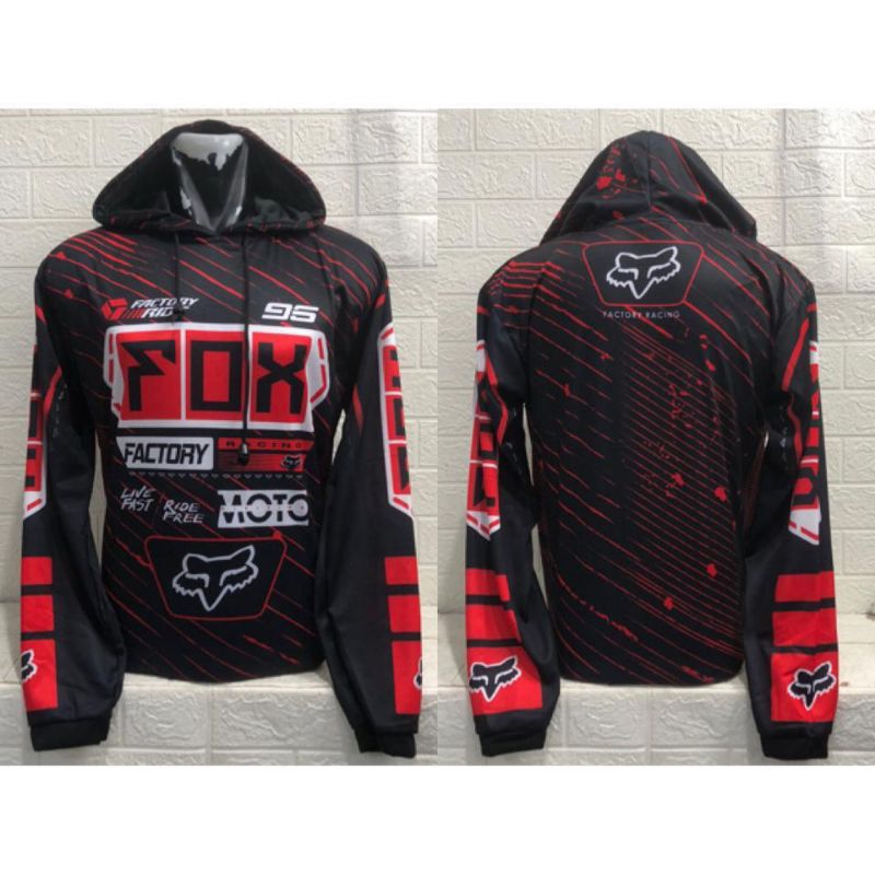 Jersey kaos motocross | jersey kupluk motocross dewasa | trail lengan panjang