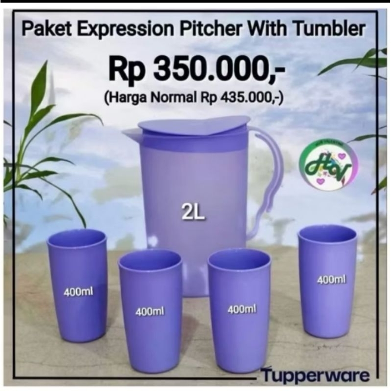 Teko set Tupperware