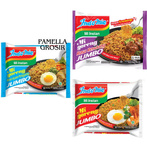 

INDOMIE GORENG/AYAM PANGGANG/RENDANG JUMBO MIE INSTAN 129GR