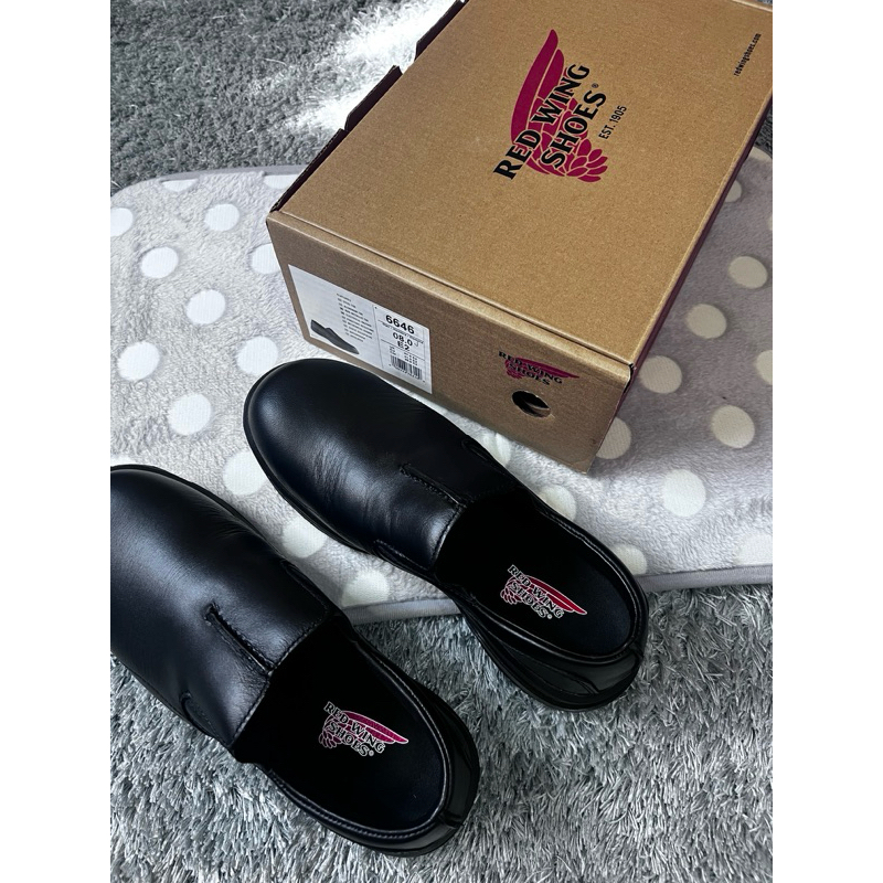 New Original sepatu safety shoes Red Wing 6646 Slip On size 41 insole 26cm