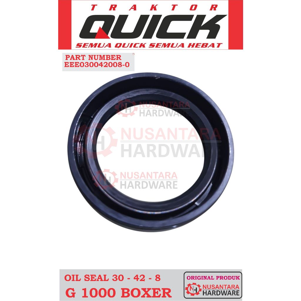 seal as pully utama g 1000 boxer, oil seal tc 30-42-8, seal input shaft g 1000 boxer, spare part tra