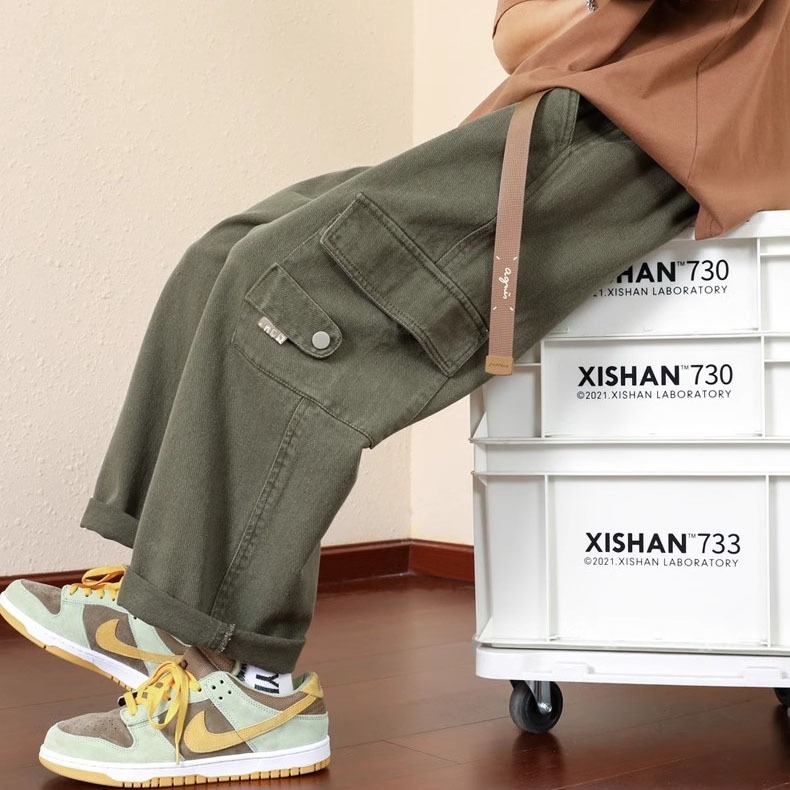 Celana panjang pria celana cargo panjang pria celana bahan pria baggy pants