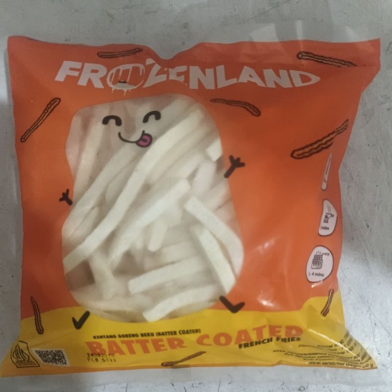 

Kentang Goreng Beku Batter Coated French Fries Frosenland 500gr