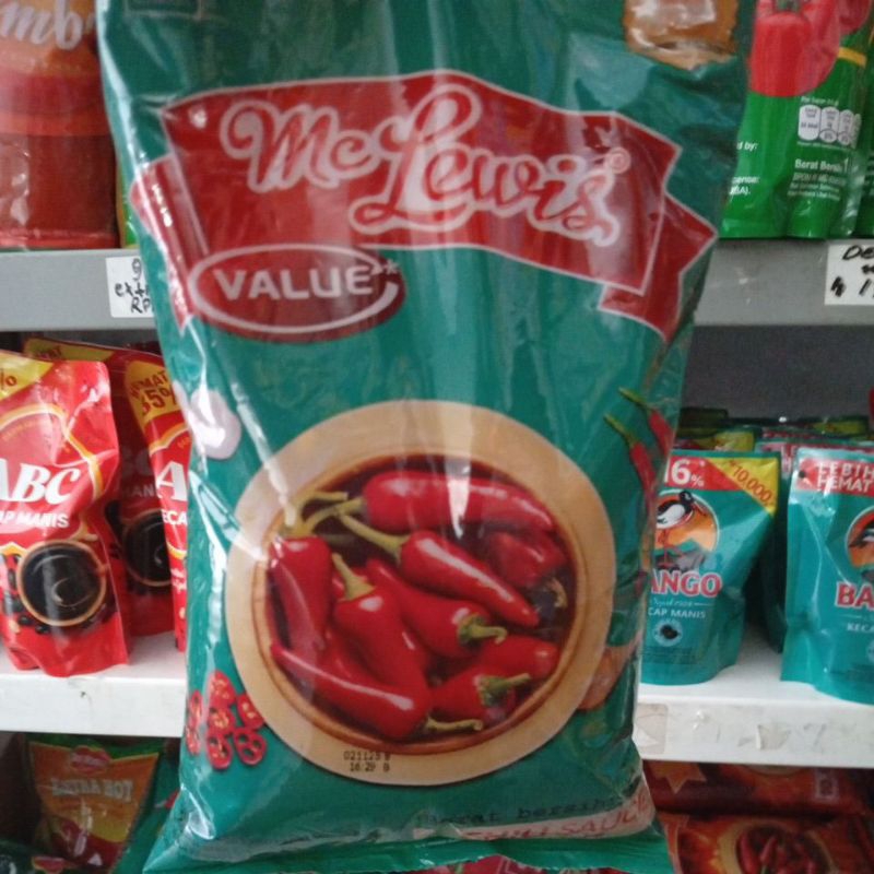 

Mc Lewis Chili sauce saus cabe UK 1 kg