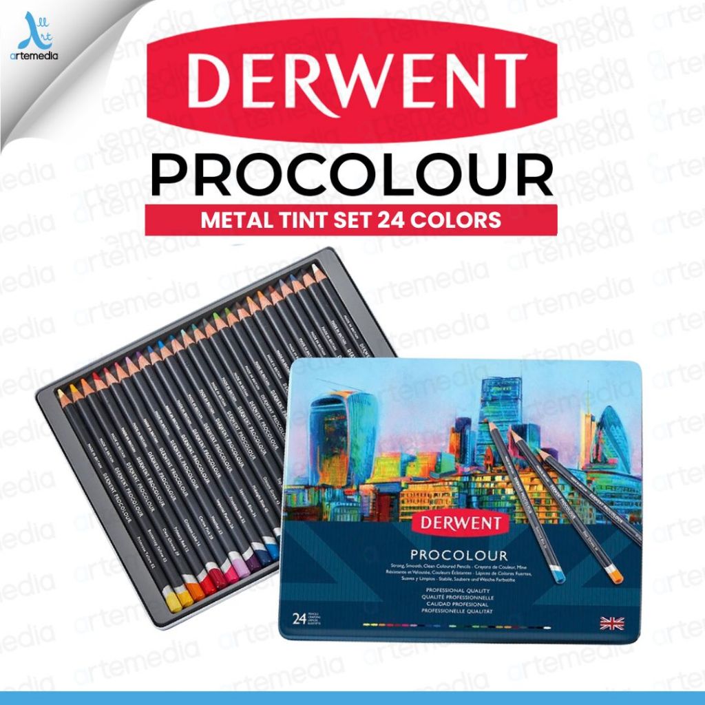 

Derwent Procolour Pencil Color Pensil Warna Set 24