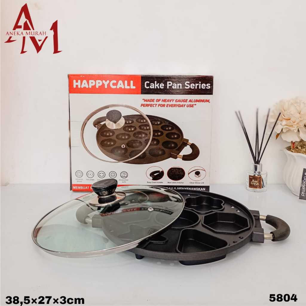 HAPPYCALL UB CAKE PAN 7 LUBANG MOTIF (5804)