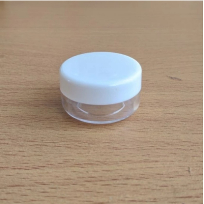 Pot Cream 10Gr Bulat Natural Tutup Putih Pot Cream 10 Gram Pot Jar