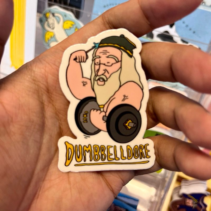 

Sticker Lucu Dumbbelldore - Sticker Lucu Tahan Air