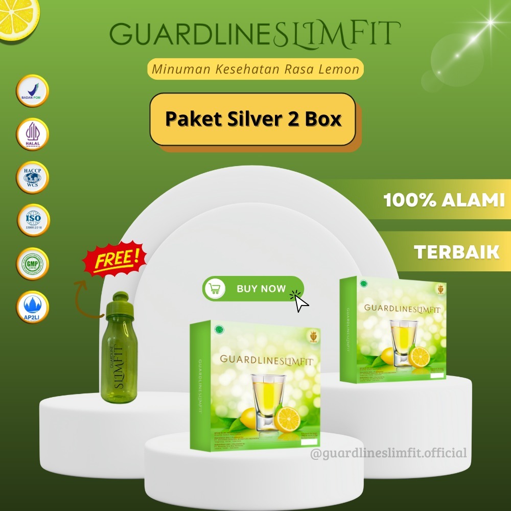 

Guardline Slimfit - Minuman Fiber Rasa Lemon Paket Silver