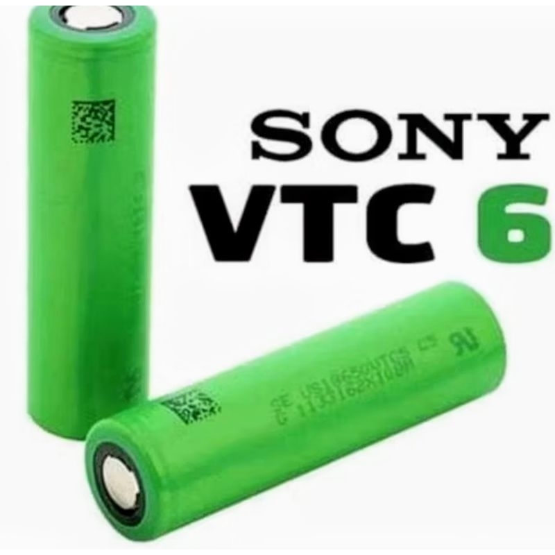 SONY 18650 batre VTC6 VTC 6 3000Mah 30A 3.7V Baterai battery
