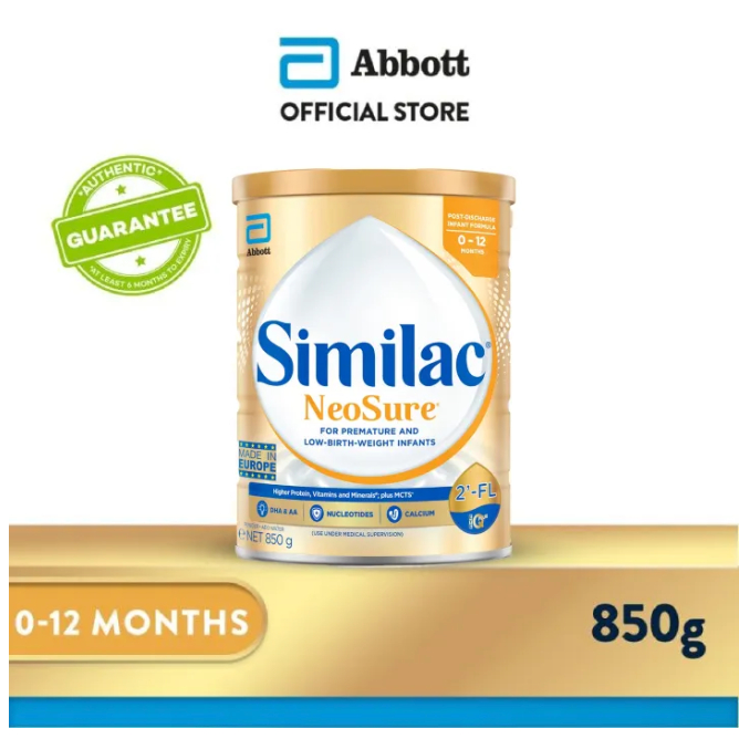 Similac NeoSure Special Infant Milk Susu Formula - Stage 1 850g SINGAPORE