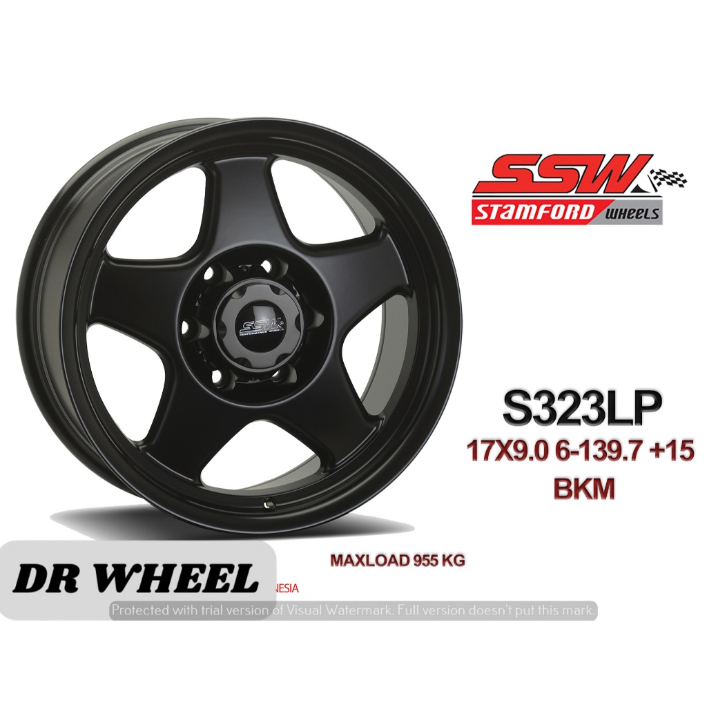 Velg mobil offroad untuk Nissan ( Terrano )ring 17 lubang 6x139,7