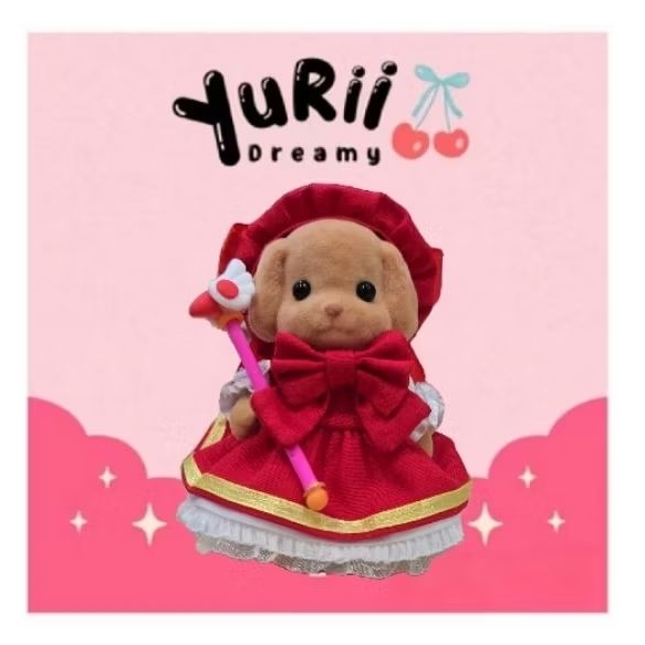SYLVANIAN  COSPLAY BAJU HANDMADE Cardcaptor Sakura Anime- BAJU STIKER LUCU