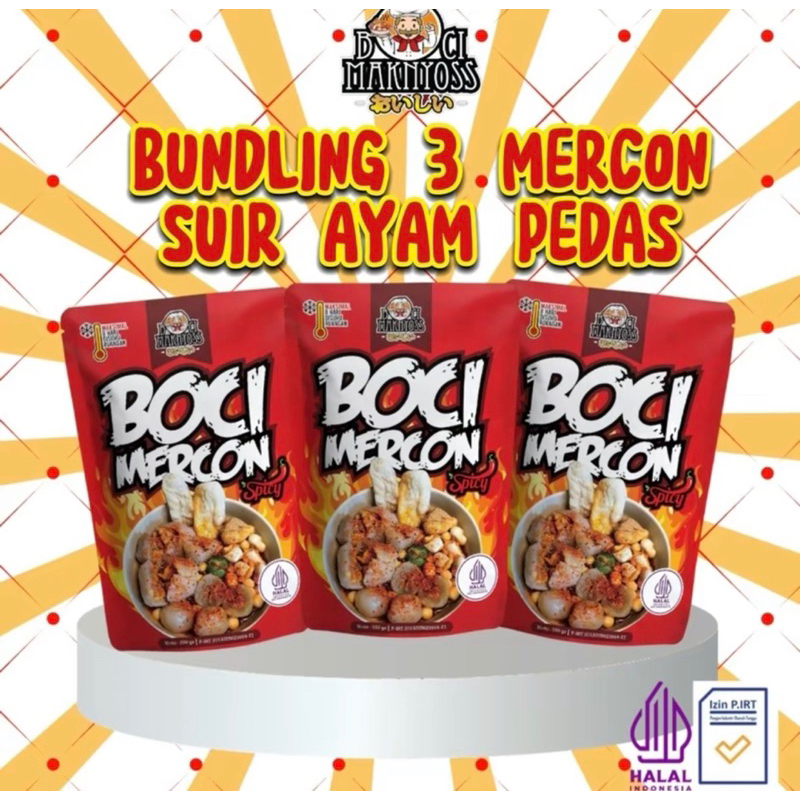 

BUNDLING 3 BASO ACI MERCON BOCI MAKNYOSS