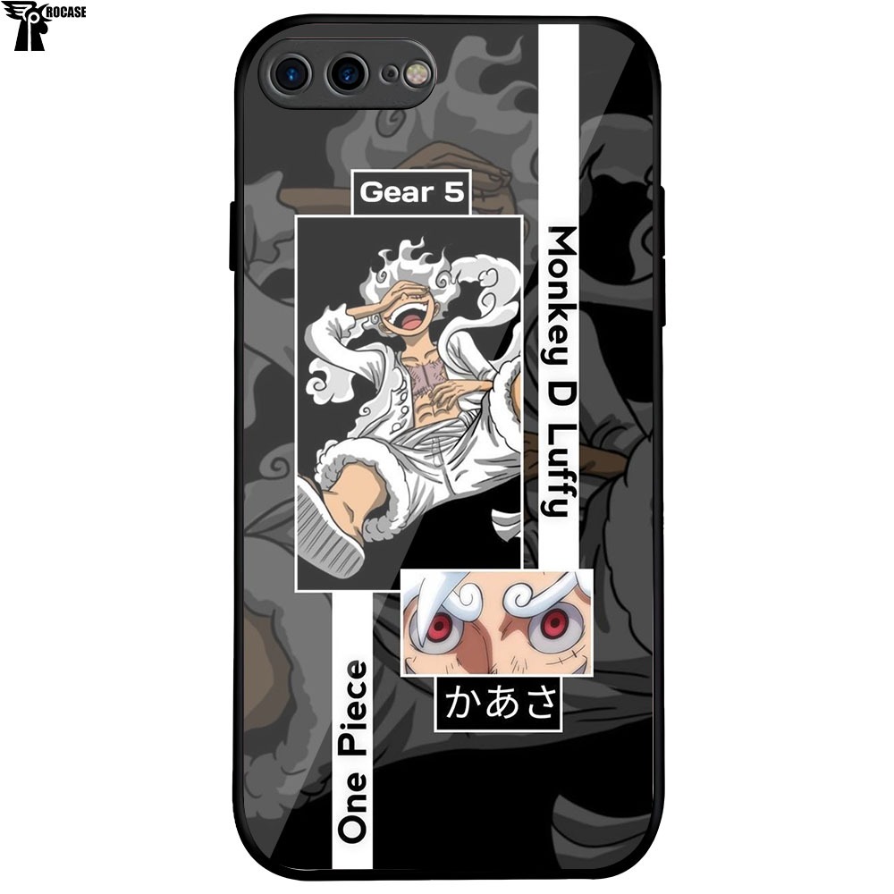 PROCASE GLOSSY PREMIUM MOTIF ANIME ONE PIECE UNTUK TYPE IPHONE 7 8 7 PLUS 8 PLUS  - CASE KEREN - CAS